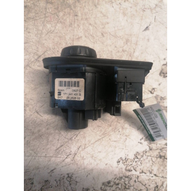 Recambio de mando luces para seat leon (1p1) comfort limited referencia OEM IAM 1P1941431B 10 PINS - Rojo 2