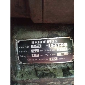 Recambio de motor completo para barreiros trucks . . referencia OEM IAM A-23 A23 12029
