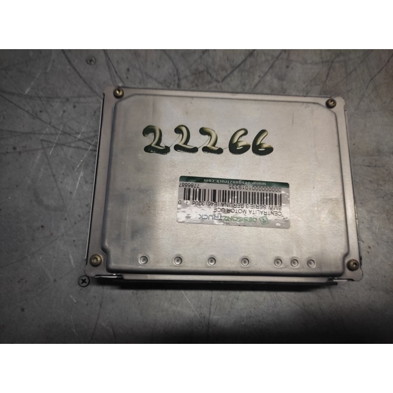 Recambio de centralita motor uce para bmw serie 3 berlina (e46) 320d referencia OEM IAM 7786887 0281010205 - Azul 3