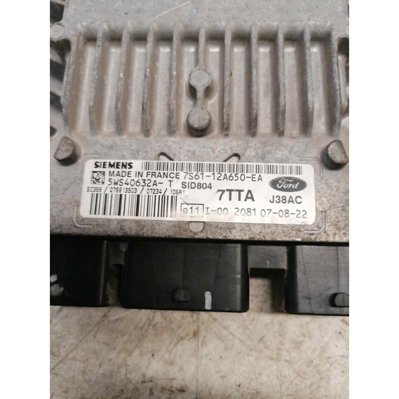 Recambio de centralita motor uce para ford fiesta (cbk) ambiente referencia OEM IAM 7S6112A650EA 5WS40632A - Gris 2