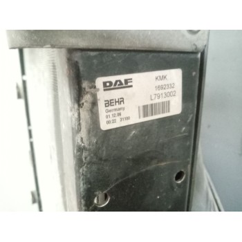 Recambio de radiador agua para daf serie xf105.xxx 12.9 diesel referencia OEM IAM 1692332 1861737 1674136