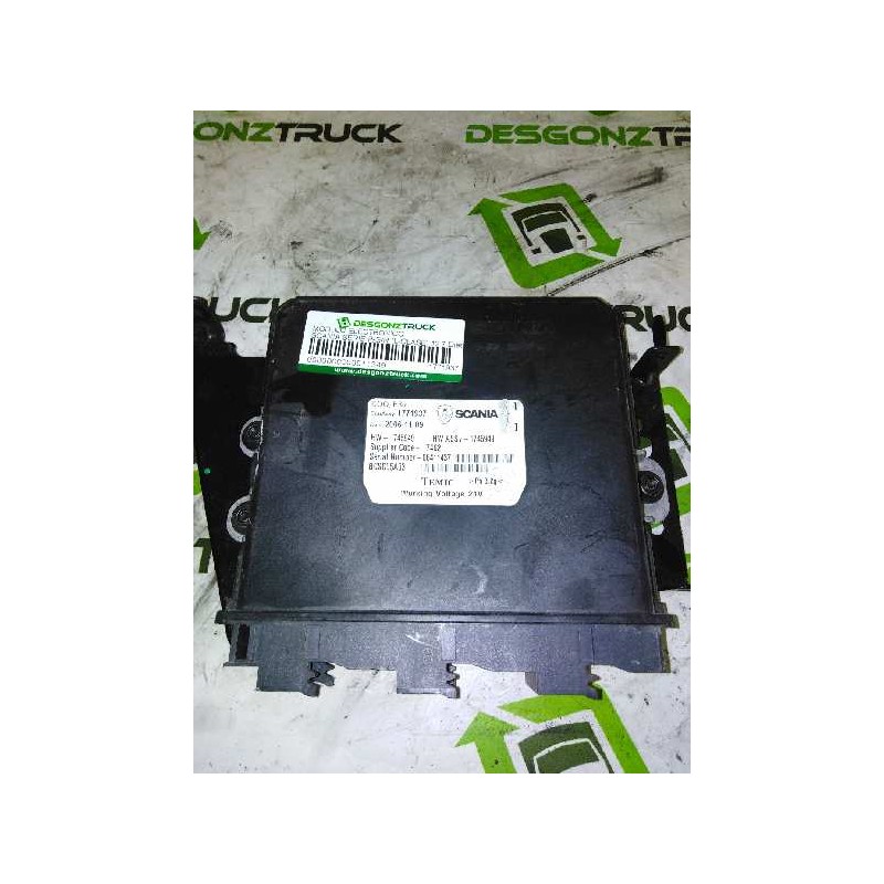 Recambio de modulo electronico para scania serie p/g/r (l-clase) 12.7 diesel referencia OEM IAM 1771937 1745949 