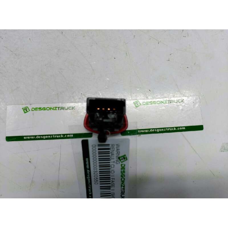 Recambio de warning para renault clio ii fase ii (b/cb0) authentique referencia OEM IAM 442723A - Negro 2