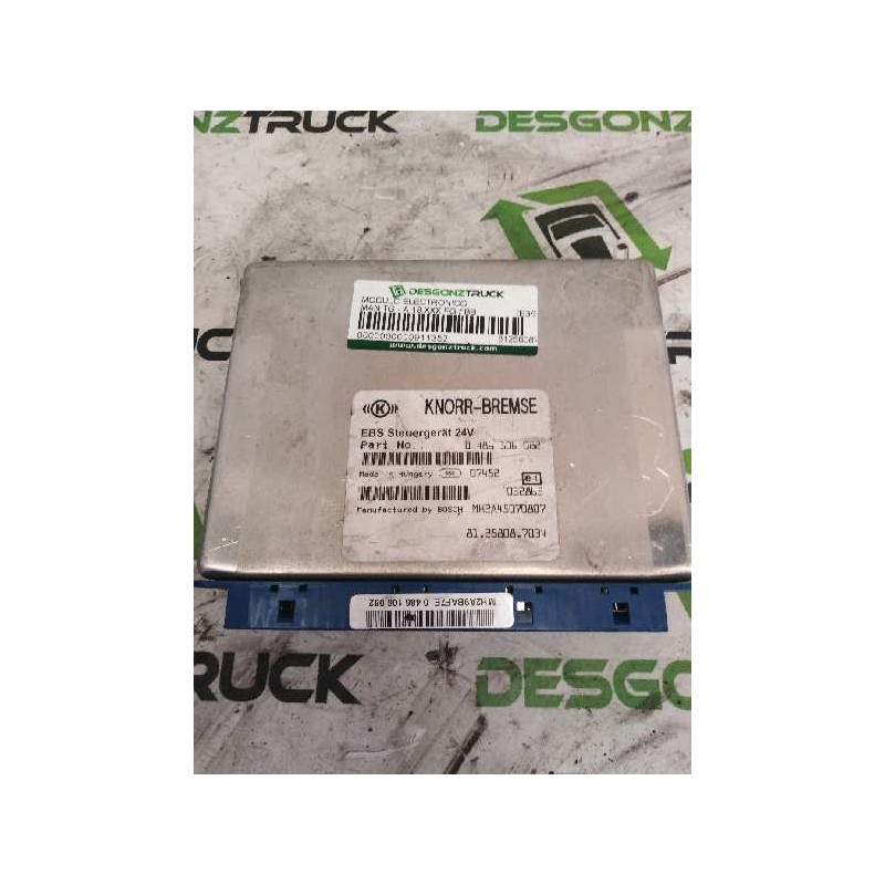 Recambio de modulo electronico para man tg - a 18.440 fg / bb (e3/e4) l referencia OEM IAM 81258087034 0486106082 CENTRALITA EBS