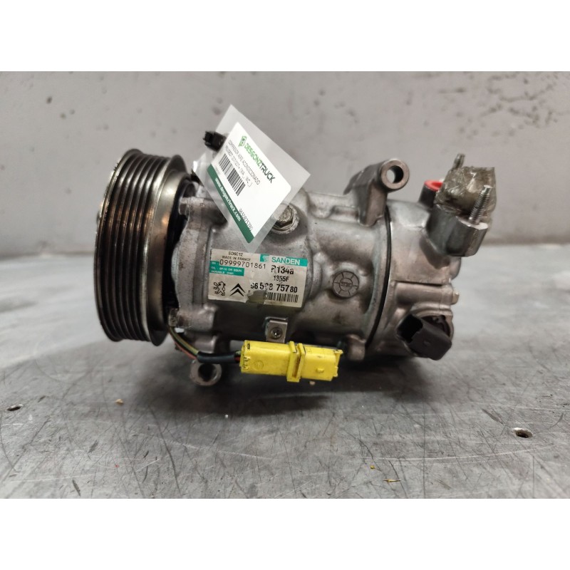 Recambio de compresor aire acondicionado para peugeot 207/207+ (wa_, wc_) 1.6 16v vti referencia OEM IAM 9650875780  1355F - Negro 4