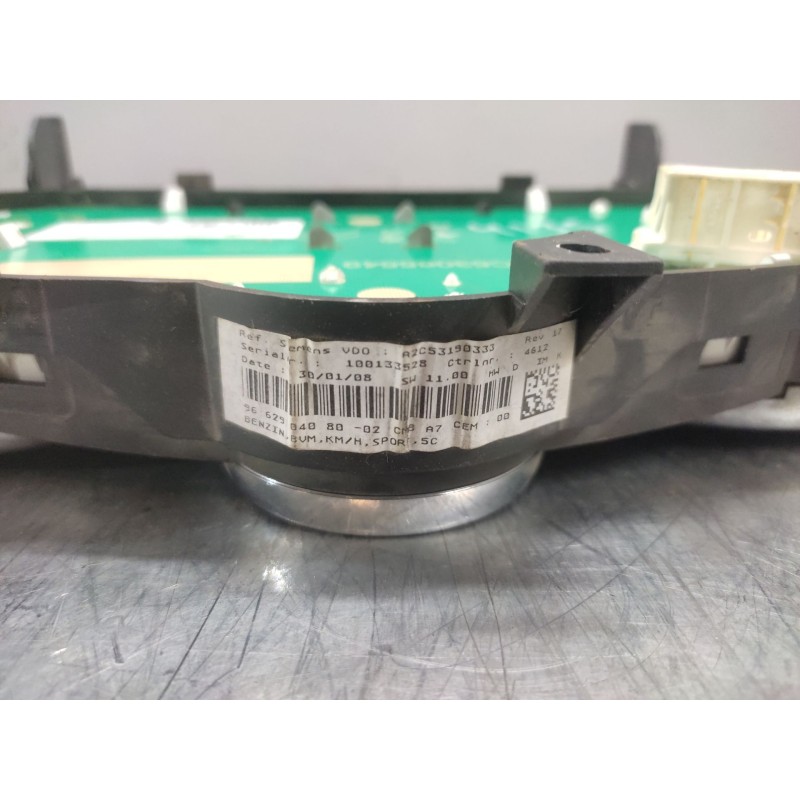 Recambio de cuadro instrumentos para peugeot 207/207+ (wa_, wc_) 1.6 16v vti referencia OEM IAM 9662904080 - Negro 2