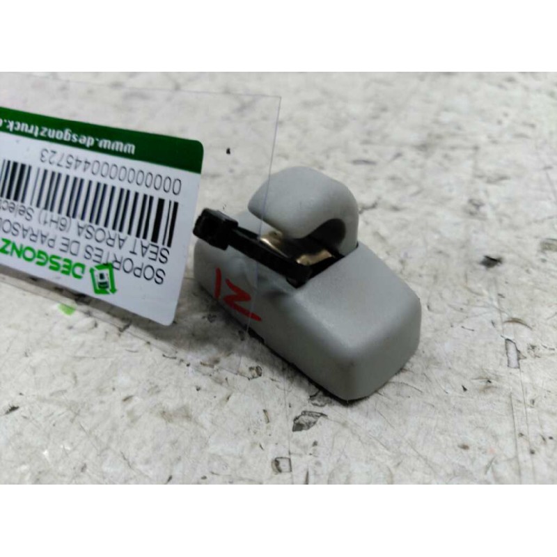 Recambio de soportes de parasoles para seat arosa (6h1) select referencia OEM IAM 3B0857561A - Azul 2