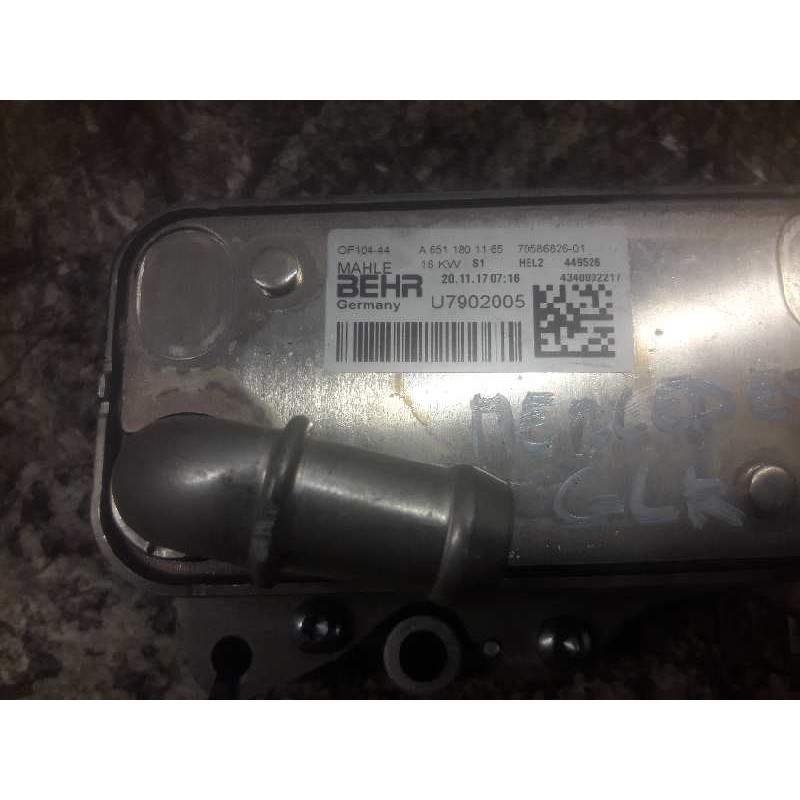 Recambio de enfriador aceite motor para mercedes-benz clase glk (w204) glk glk 220 cdi 4-matic be (204.984) referencia OEM IAM A 2