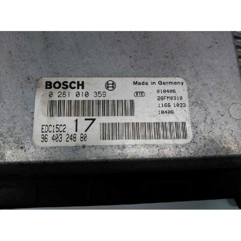 Recambio de centralita motor uce para peugeot expert kasten standard furgón 220c referencia OEM IAM 9640324880 0281010359 - Gris 2