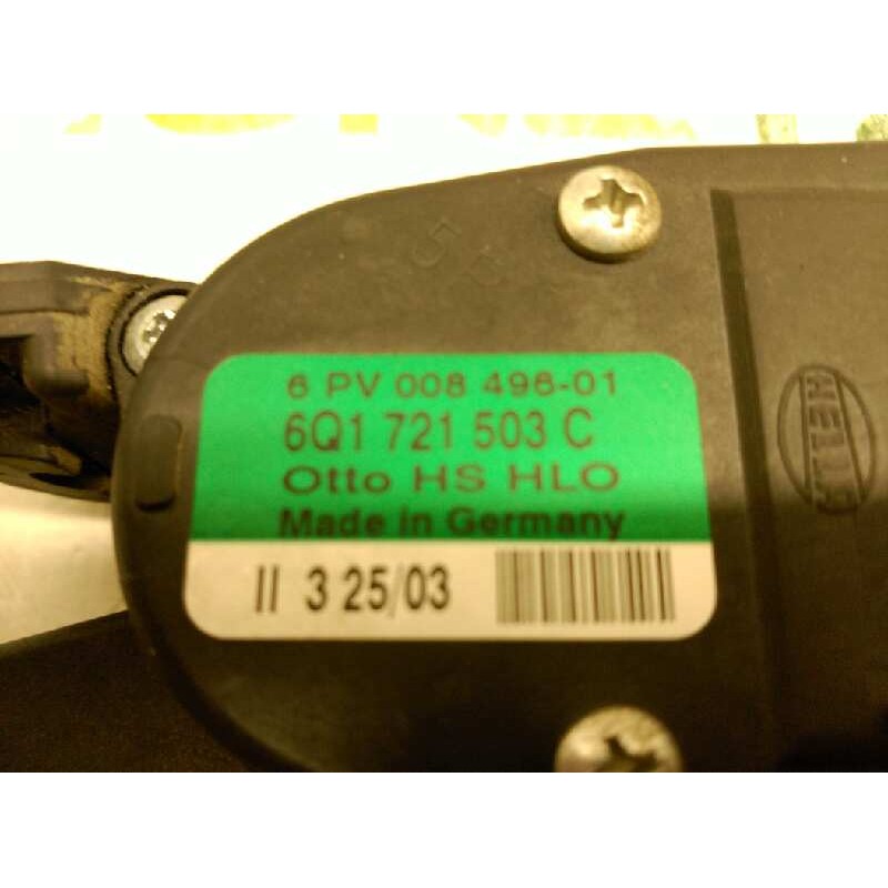Recambio de potenciometro pedal para seat toledo (1m2) executive referencia OEM IAM 6Q1721503 - Negro 3