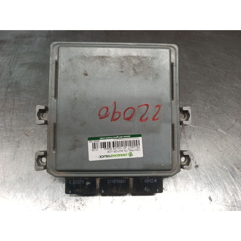 Recambio de centralita motor uce para peugeot 407 coupe básico referencia OEM IAM 9658198080 9648237680 5WS40379AT - Gris 3
