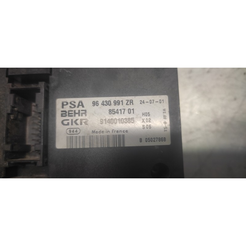 Recambio de mando climatizador para peugeot 307 (s1) 1.6 16v cat referencia OEM IAM 96430991ZR 9140010385 2