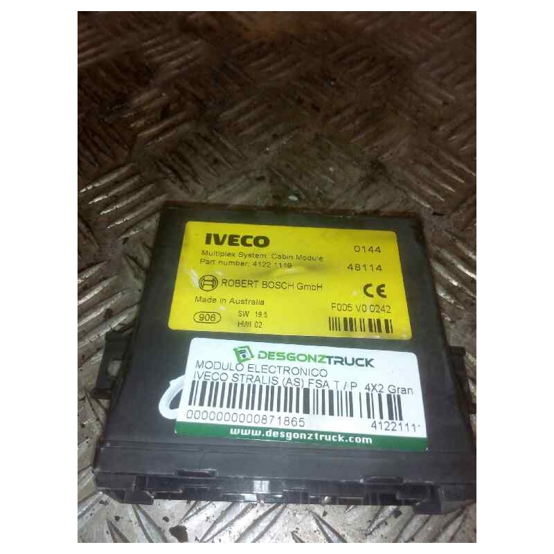 Recambio de modulo electronico para iveco stralis (as) fsa t / p 4x2 gran espacio referencia OEM IAM 41221119 SW19.5 
