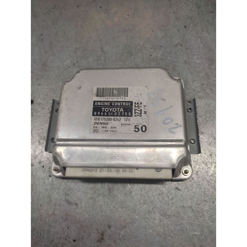 Recambio de centralita motor uce para toyota corolla (e12) 1.6 linea luna berlina referencia OEM IAM 8966102750  MB1752008262 - Gris