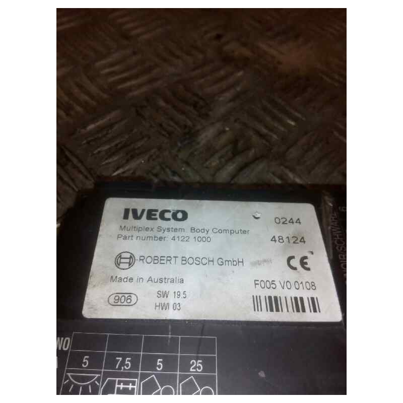 Recambio de modulo electronico para iveco stralis (as) fsa t / p 4x2 gran espacio referencia OEM IAM 41221000 SW19.5 CENTRALITA - Blanco 2