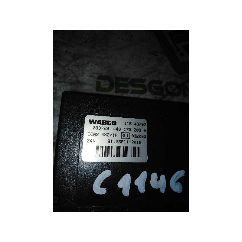 Recambio de modulo electronico para man tg - a 18.440 fg / bb (e3/e4) l referencia OEM IAM 81258117018 4461702090 CENTRALITA ECA 2