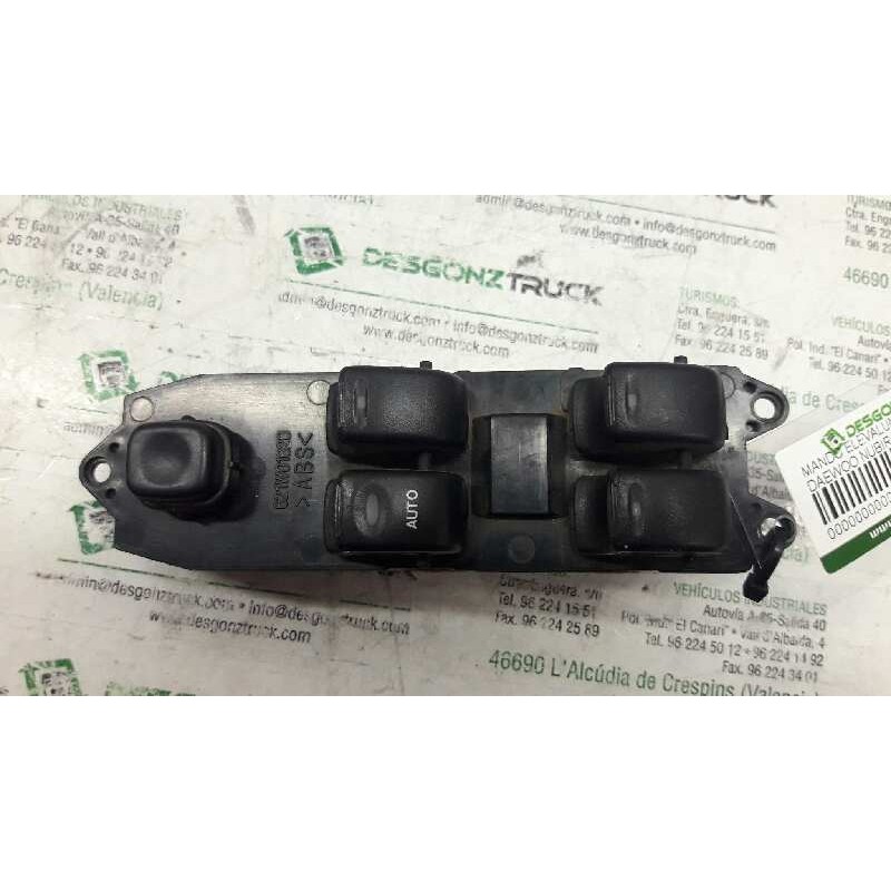 Recambio de mando elevalunas delantero izquierdo para daewoo nubira berlina sx (1999) referencia OEM IAM 96190771  