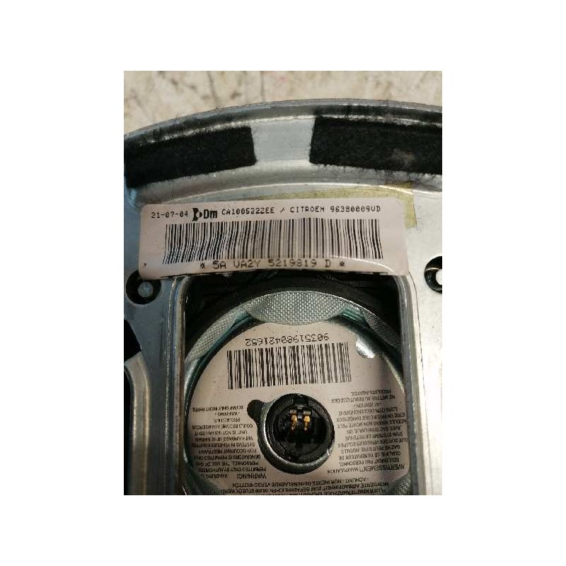 Recambio de airbag delantero izquierdo para citroën c2 x referencia OEM IAM 96380009VD - Verde 3
