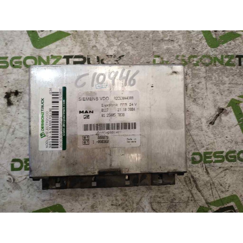 Recambio de modulo electronico para man tg - a 18.460 fg / bb (e3/e4) l referencia OEM IAM 81258057038  CENTRALITA FFR - Blanco