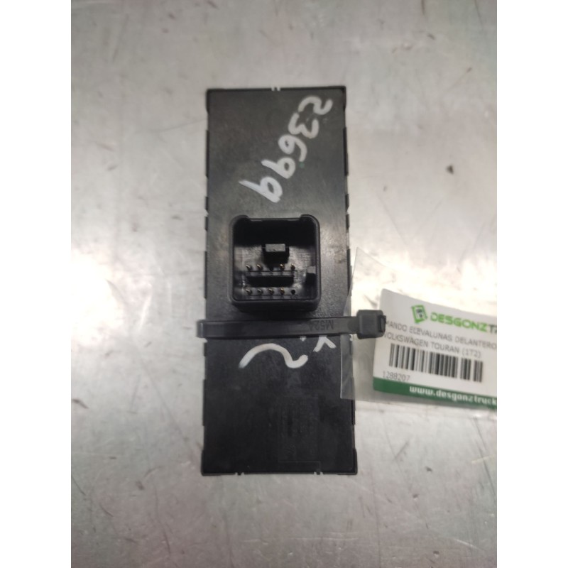 Recambio de mando elevalunas delantero izquierdo para volkswagen touran (1t2) advance referencia OEM IAM 1K4959857B  8 PINS - Negro 2