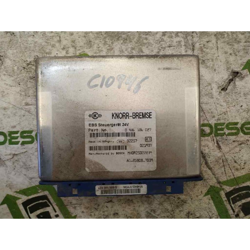 Recambio de modulo electronico para man tg - a 18.460 fg / bb (e3/e4) l referencia OEM IAM 0486106027 81258087009 021907 - Blanco