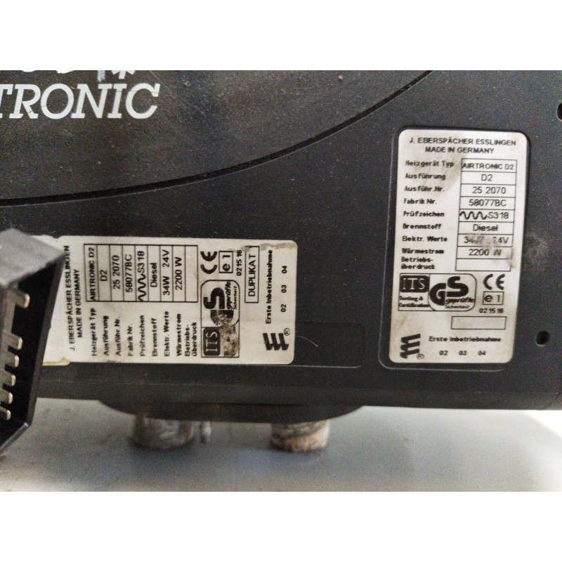 Recambio de motor calefaccion cabina para renault midlum 7.2 diesel referencia OEM IAM AIRTRONIC D2 EBERSPACHER - Blanco 2
