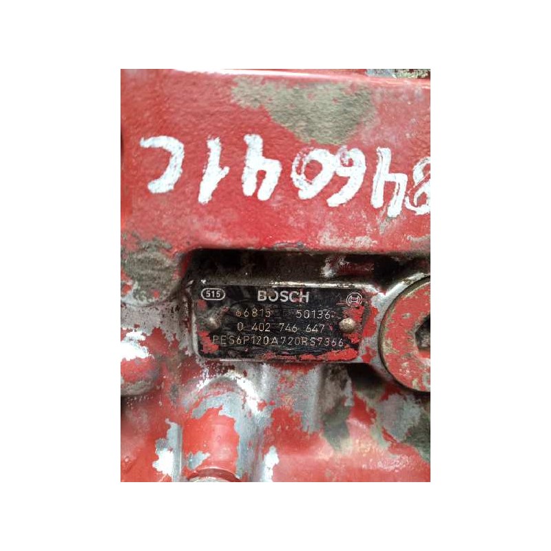 Recambio de bomba inyeccion para iveco eurotech (mt) fg  190 e 30 larga distancia referencia OEM IAM 0402746647 2