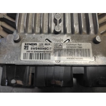 Recambio de centralita motor uce para citroën berlingo referencia OEM IAM 9650517880 9647423380 5WS40049CT