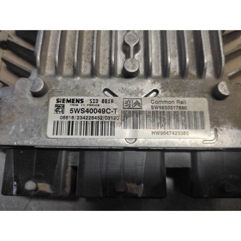 Recambio de centralita motor uce para citroën berlingo referencia OEM IAM 9650517880 9647423380 5WS40049CT - Gris 2