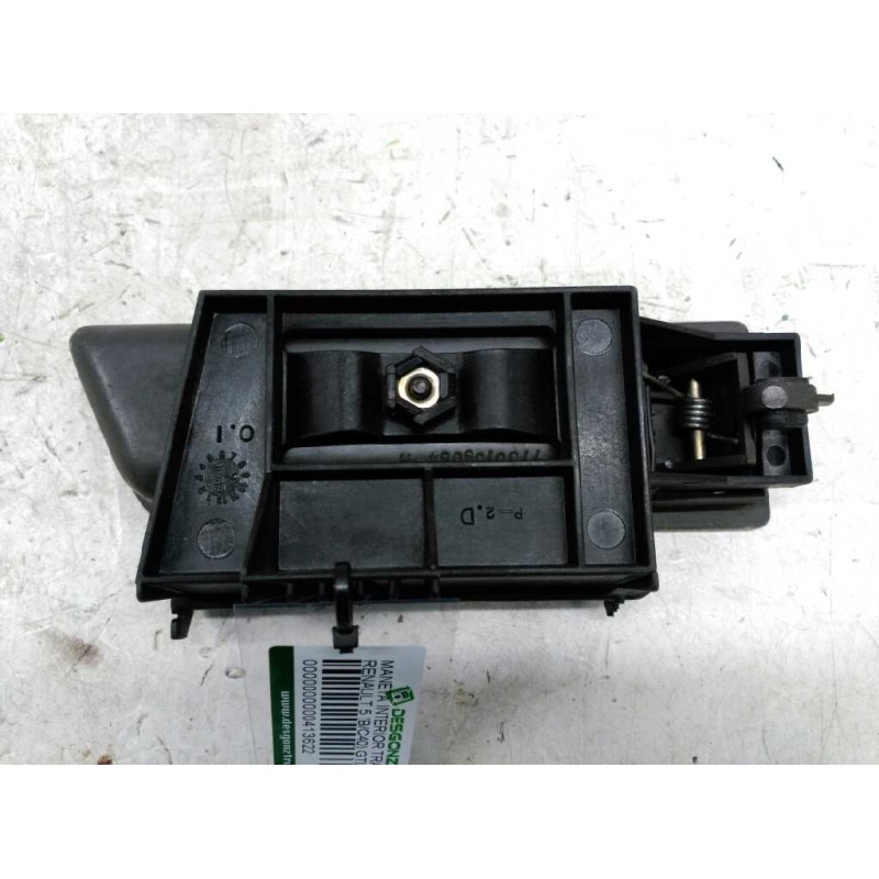Recambio de maneta interior trasera derecha para renault 5 (b/c40) gtl (b/c 402, c 407) referencia OEM IAM 7700758064H - Gris 2