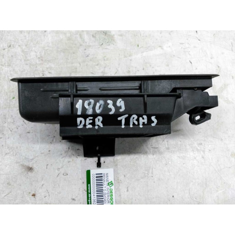 Recambio de maneta interior trasera derecha para renault 5 (b/c40) gtl (b/c 402, c 407) referencia OEM IAM 7700758064H - Gris 3