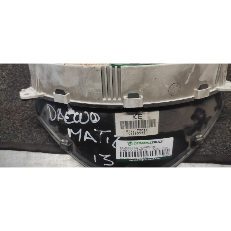 Recambio de cuadro instrumentos para daewoo matiz se referencia OEM IAM 96380535 2