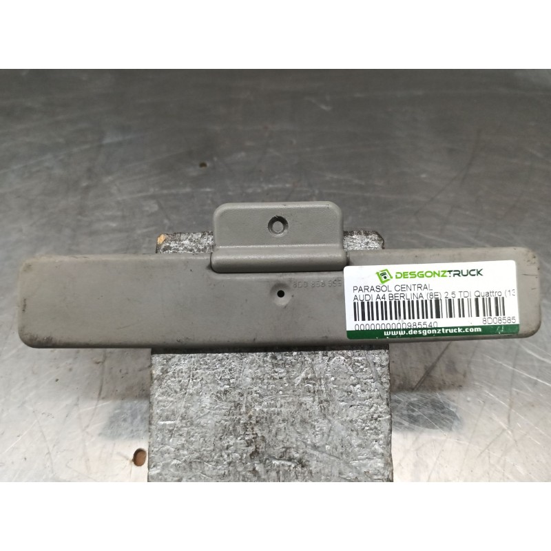 Recambio de parasol central para audi a4 berlina (8e) 2.5 tdi quattro (132kw) referencia OEM IAM 8D0858555  