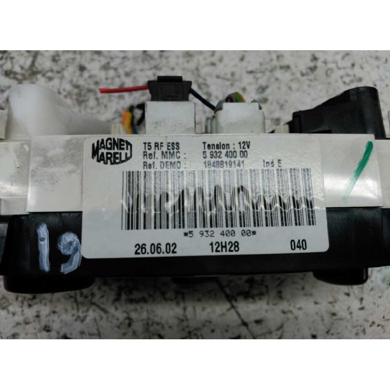 Recambio de mando calefaccion / aire acondicionado para peugeot 307 (s1) xn referencia OEM IAM 593240000 3