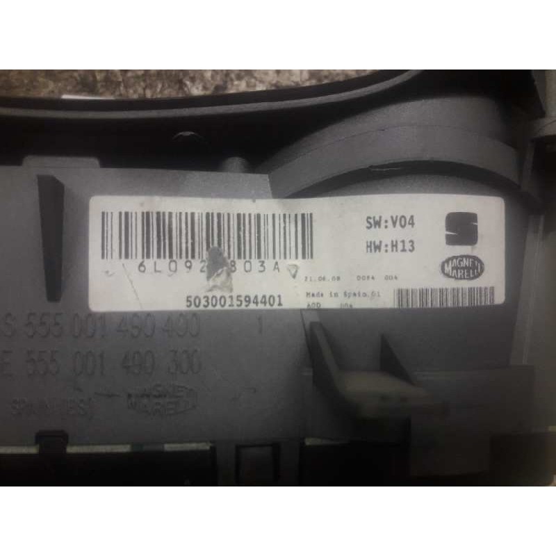 Recambio de cuadro instrumentos para seat ibiza (6l1) ecomotive referencia OEM IAM 6L0920803A 503001594401 - Negro 2