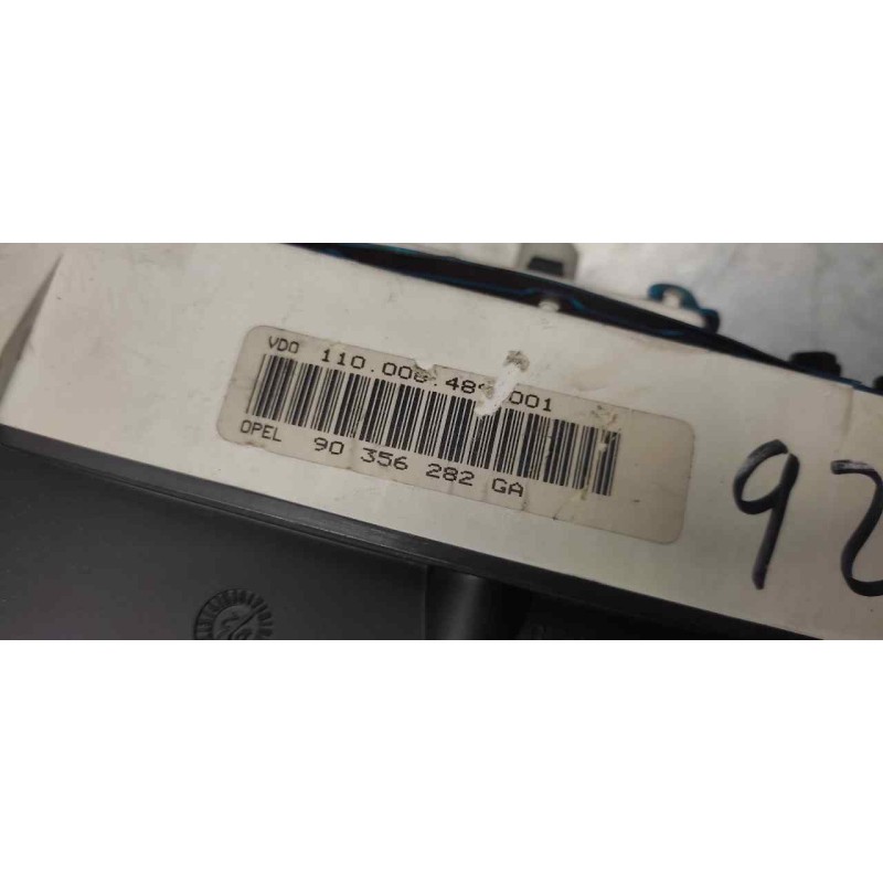 Recambio de cuadro instrumentos para opel vectra b berlina básico (1999) referencia OEM IAM 9035282 3