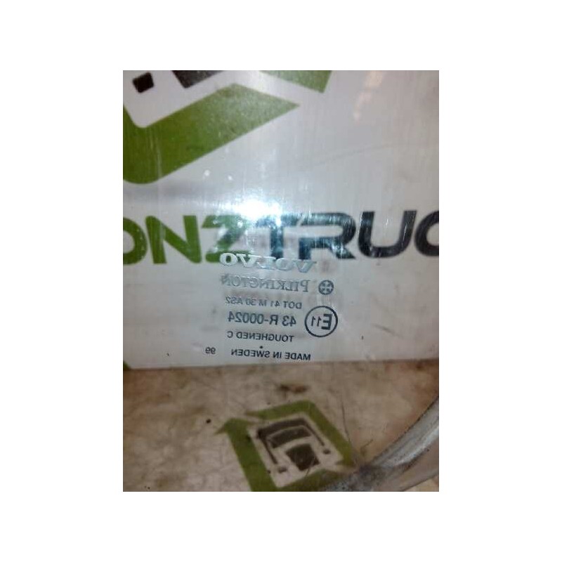 Recambio de luna delantera derecha para volvo fh 12 asta 2001 e2 / e3 fsa  4x2 e2/e3 largo globetrotter (lhh2, l2h2) referencia - Blanco 2