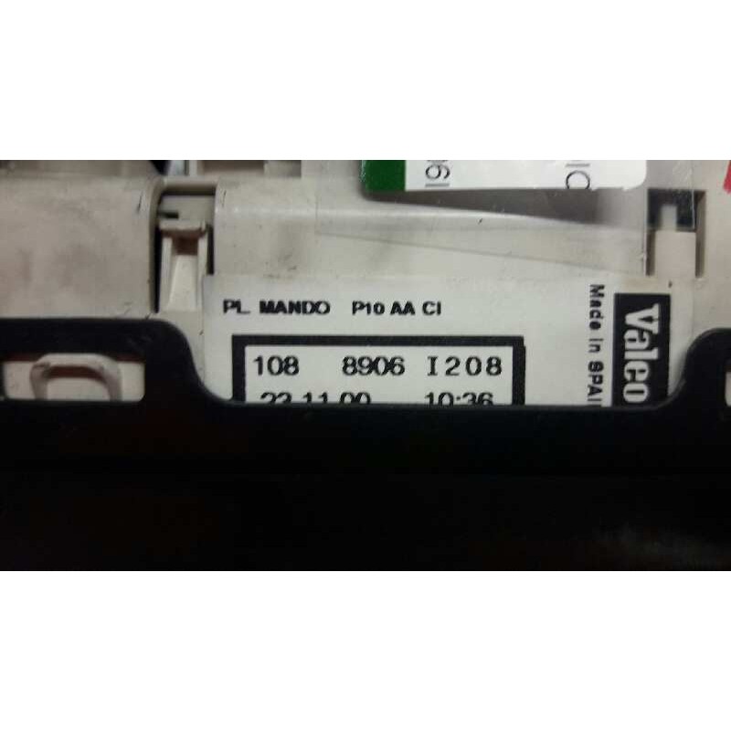 Recambio de mando calefaccion / aire acondicionado para opel corsa c club referencia OEM IAM 1088906I208 - Azul 3