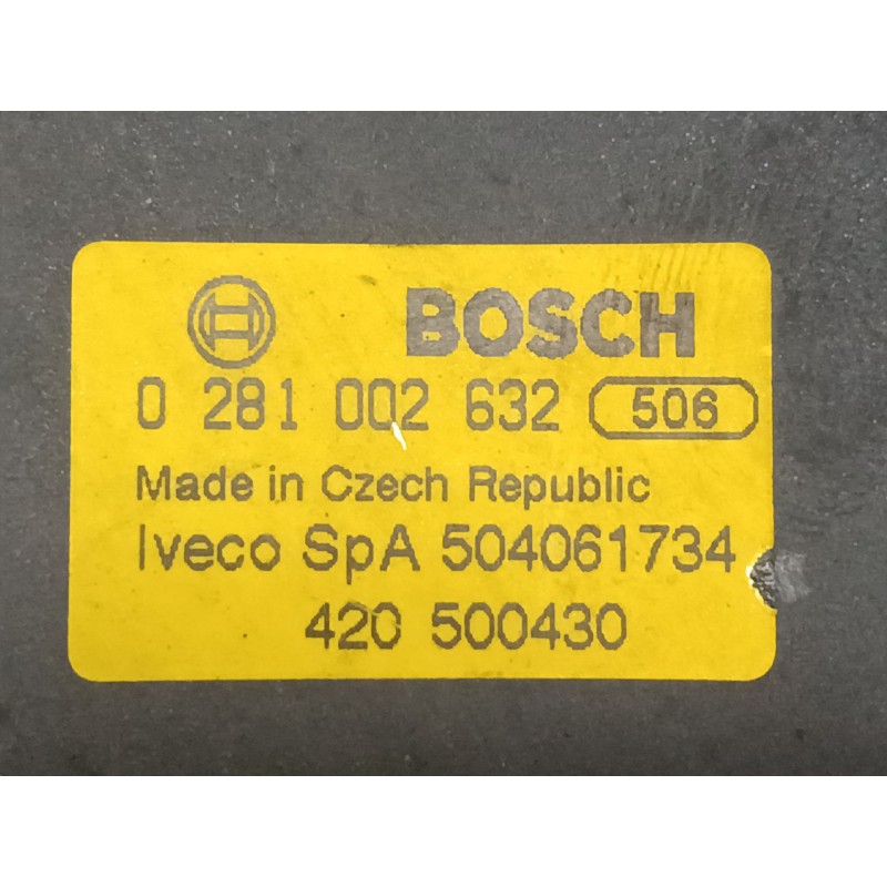Recambio de potenciometro pedal para iveco daily config. paquetería cabina simple 35s... batalla 3750 referencia OEM IAM 0281002 - Blanco 4