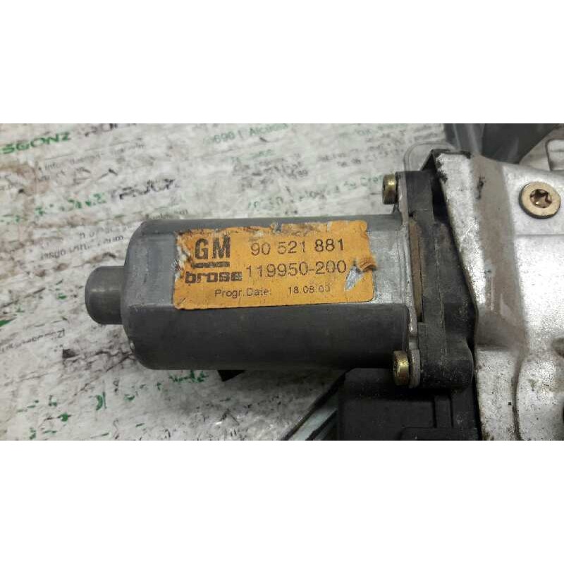 Recambio de elevalunas delantero derecho para opel astra g berlina club referencia OEM IAM 90521882 - Azul 3