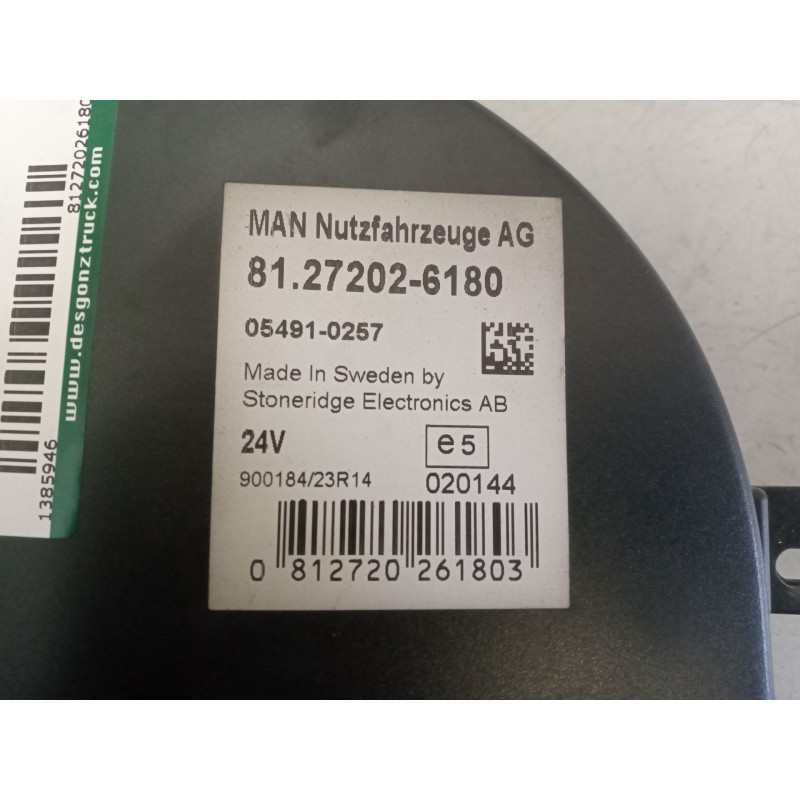 Recambio de cuadro instrumentos para man tg - a 26.430 10.5 diesel referencia OEM IAM 81272026180 - Blanco 3
