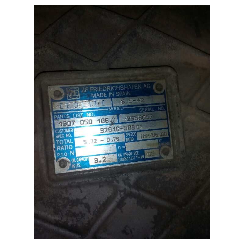 Recambio de caja cambios para nissan trucks m 130.17 referencia OEM IAM S542 1307050106 3