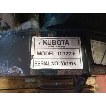 Recambio de motor completo para aixam 500 hatchback 0.5 d referencia OEM IAM D722E  KUBOTA
