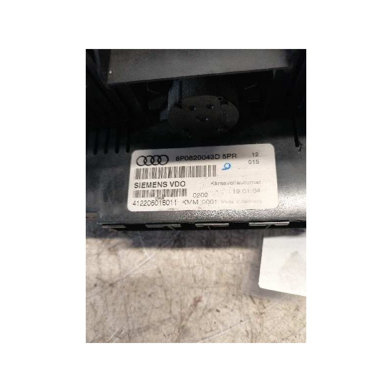 Recambio de mando climatizador para audi a3 (8p) 2.0 tdi ambiente referencia OEM IAM 8P0820043D 412206018011 - Gris 2