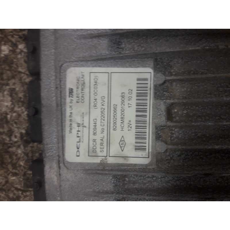 Recambio de centralita motor uce para renault clio ii fase ii (b/cb0) authentique referencia OEM IAM 8200250662 H0M8200129063 07 - Rojo 2