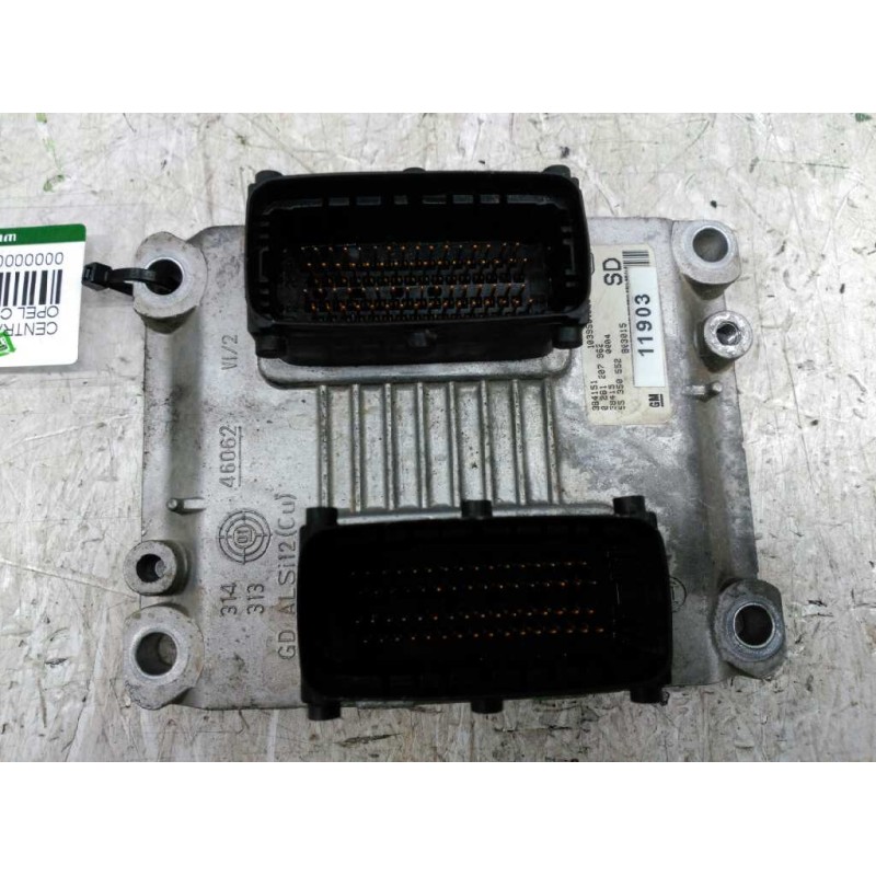 Recambio de centralita motor uce para opel corsa c club referencia OEM IAM 0261207962 09164475 - Azul 2