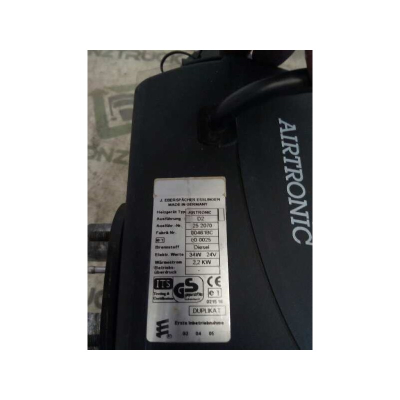 Recambio de motor calefaccion cabina para volvo fh 12 asta 2001 e2 / e3 fsa  4x2 e2/e3 largo globetrotter (lhh2, l2h2) referenci - Blanco 5