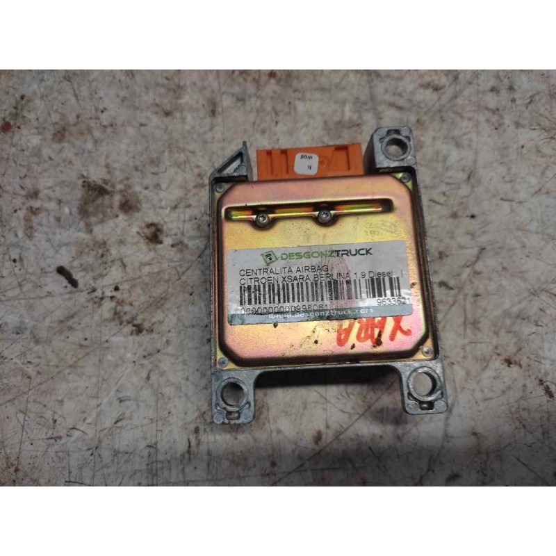 Recambio de centralita airbag para citroën xsara berlina 1.9 diesel referencia OEM IAM 9633621380 550535300 3