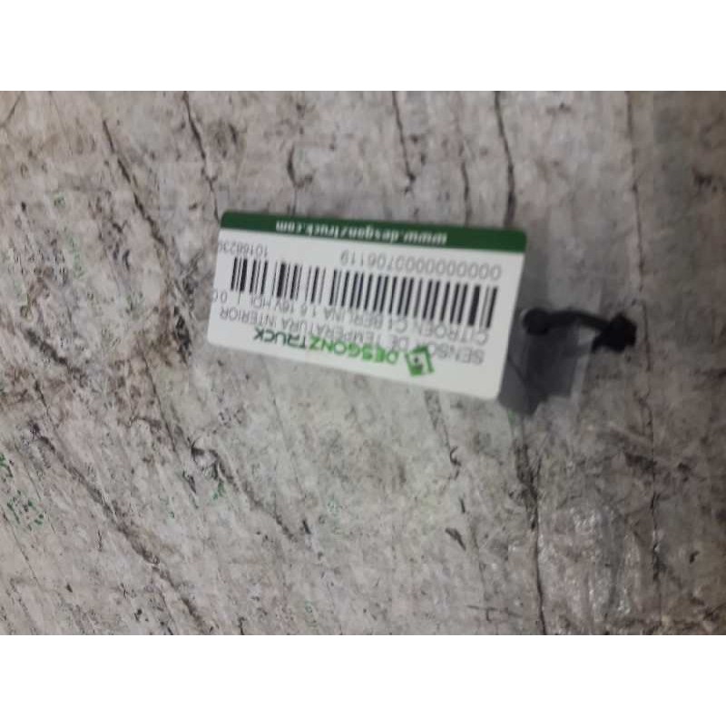Recambio de sensor de temperatura interior para citroën c4 berlina 1.6 16v hdi referencia OEM IAM 101682399 - Negro 2