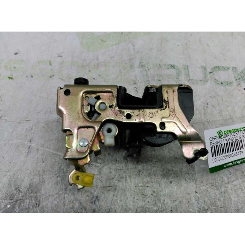 Recambio de cerradura puerta delantera derecha para renault kangoo (f/kc0) authentique referencia OEM IAM 7701046800 - Blanco 3